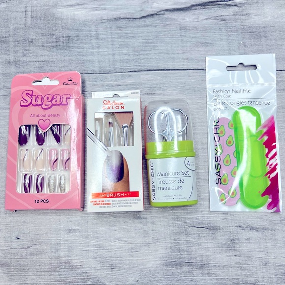 ⭐️ 🆕 NWB Nail Tools & Press on Nail Bundle Lot Makeup Skincare Healthcare Art - Picture 1 of 10